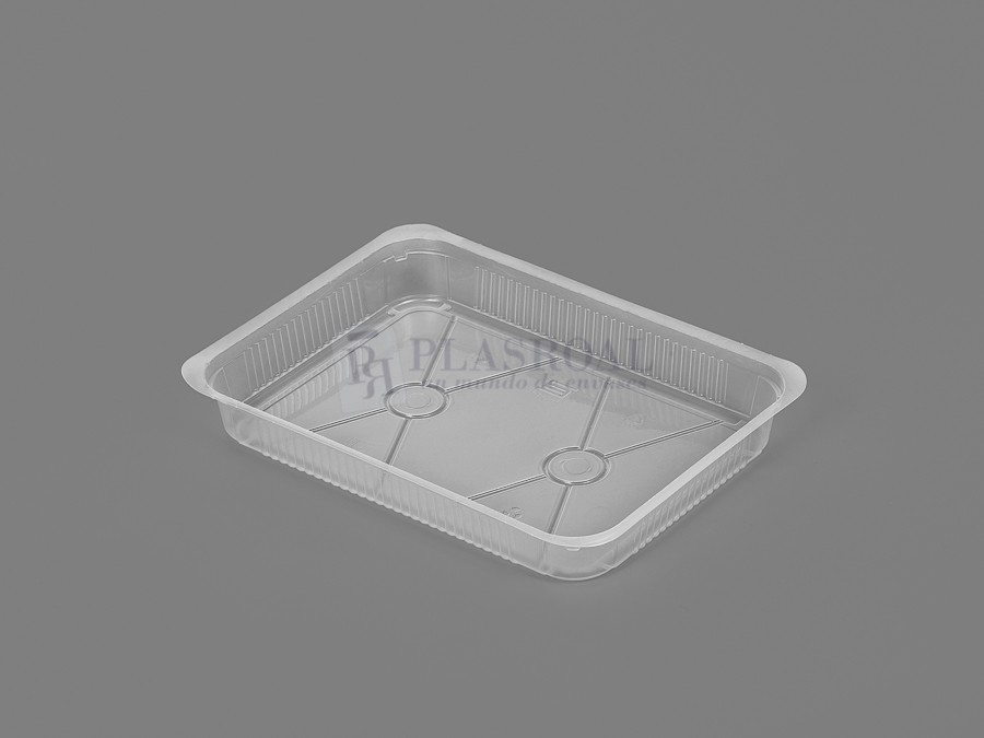 Bandeja Termosellable 260 X 190 X 25 mm. Pp Transparente 1.235 cc.