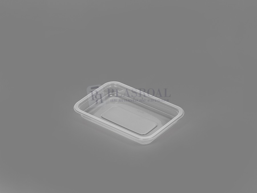 Envase Termosellado PP 189 X 127 H25 mm. Pn25 Transparente EVOH