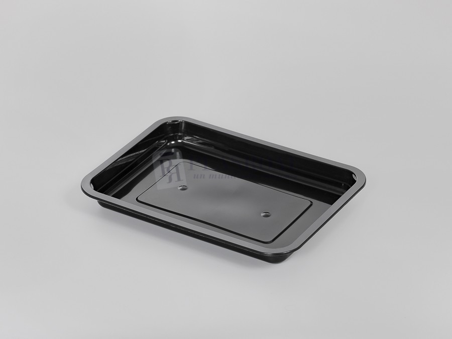 Bandeja Termosellable 180 X 250 H25 mm. Inyección Negra