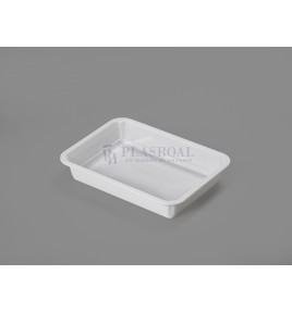 Bandeja Termosellable 180 X 250 H45 mm. Inyección Blanca