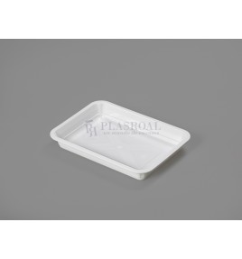 Bandeja Termosellable 180 X 250 H35 mm. Inyección Blanca