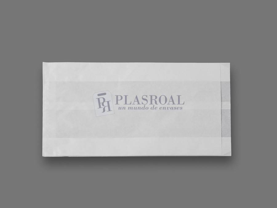 Bolsa de papel antigrasa blanca 18+ 7x5